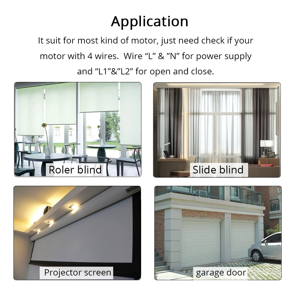Smart Blind Motor Zemismart Google Home Alexa Echo Curtain Switch Blind Switches For Standard Roller Motor Slide Engine Wifi APP Siri Control