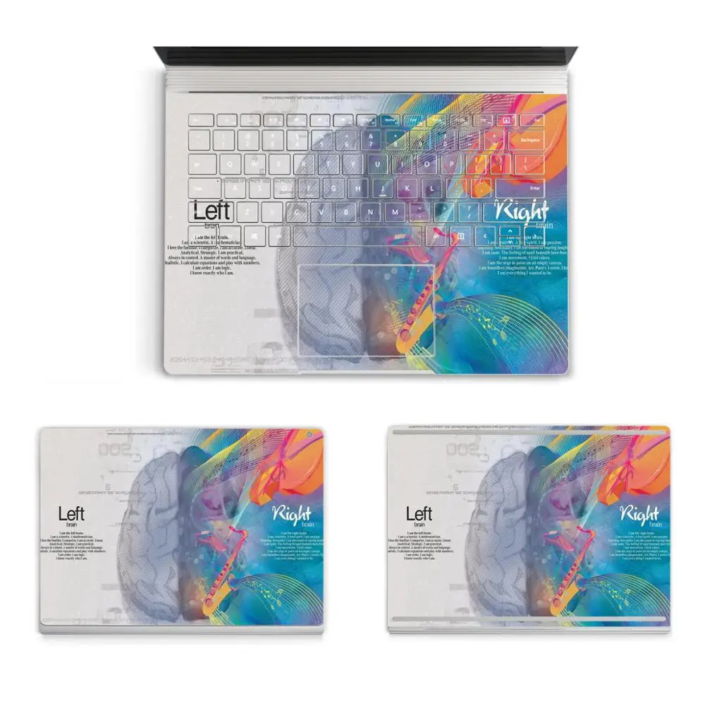 

Full Protective Laptop Stickers for Microsoft Surface Book 13.5 inch Super Slim Notebook Skin for Surface book 13.5'' decals
