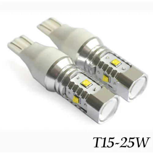 

1pcs Super Brightness White High Power 25W T15 194 W5W 912 921 LED Bulbs for Car Back Up Backup Reverse Lights