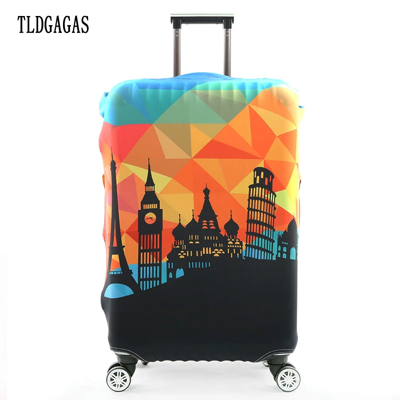

TLDGAGAS Ultra-thin Travel Luggage Suitcase Protective Cover for Trunk Case Apply to 19''-32'' Suitcase Cover Elastic Perfectly