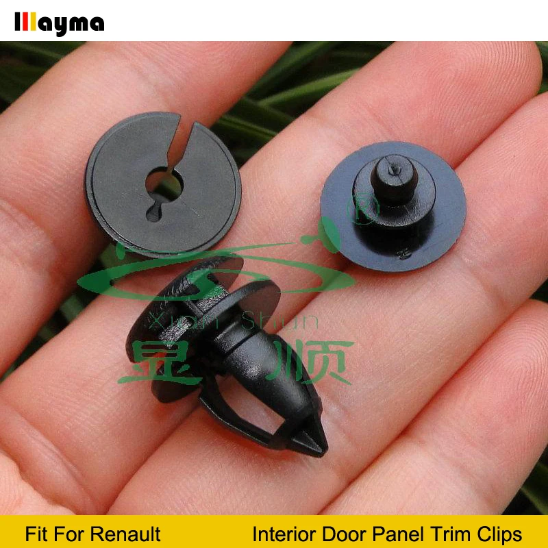 

Plastics clips For Renault Clio Kangoo Trafic Interior Door Panel Trim Clips 10x 20x 50x 100x