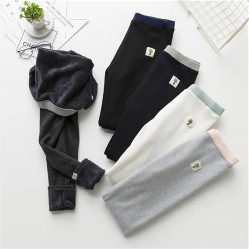 

New Autumn Design Leggings Female Cartoon Cat Legging Women Simple Lovely Style Pantalones Winter Warm Trousers Thick Hot CM1086