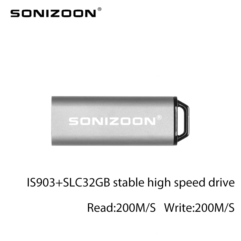 USB флеш накопитель SONIZOON XEZUSB3.0010 Push and pull USB3.0 IS903scheme ofSLC32GB стабильный