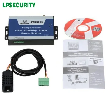 

GSM Temperature Humidity Environment Alarm SMS Alert Remote Monitoring RTU5023 Timer Report APP Control With Sensor