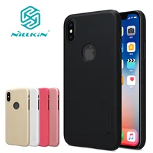 Для iPhone XS Max XR X чехол Nillkin матовый Жесткий PC пластик телефон задняя крышка чехол для iPhone X 8 7 6 s 6 5S SE Капа