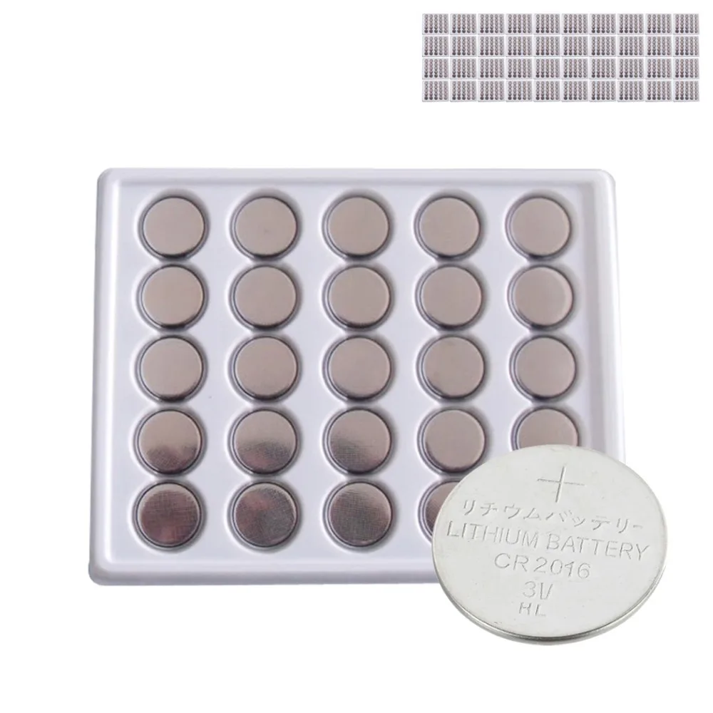 

1000Pcs PKCELL CR2016 DL2016 2016 3V CR 2016 Lithium Button Coin Battery for watch toys
