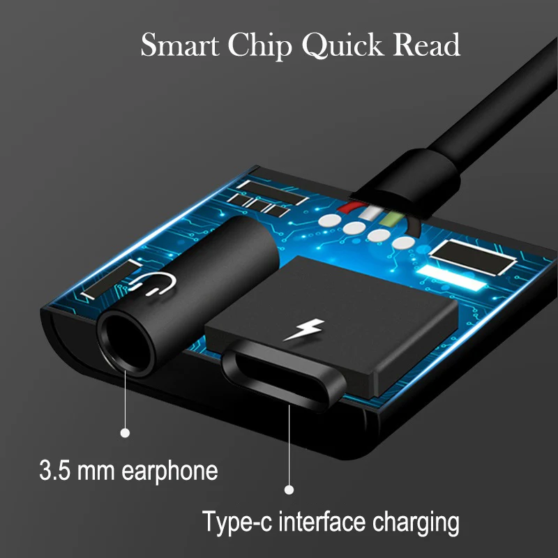 ALLVCOVER usb type C аудио зарядный адаптер 2 в 1 Тип мужчин и женщин 3 5 мм разъем для