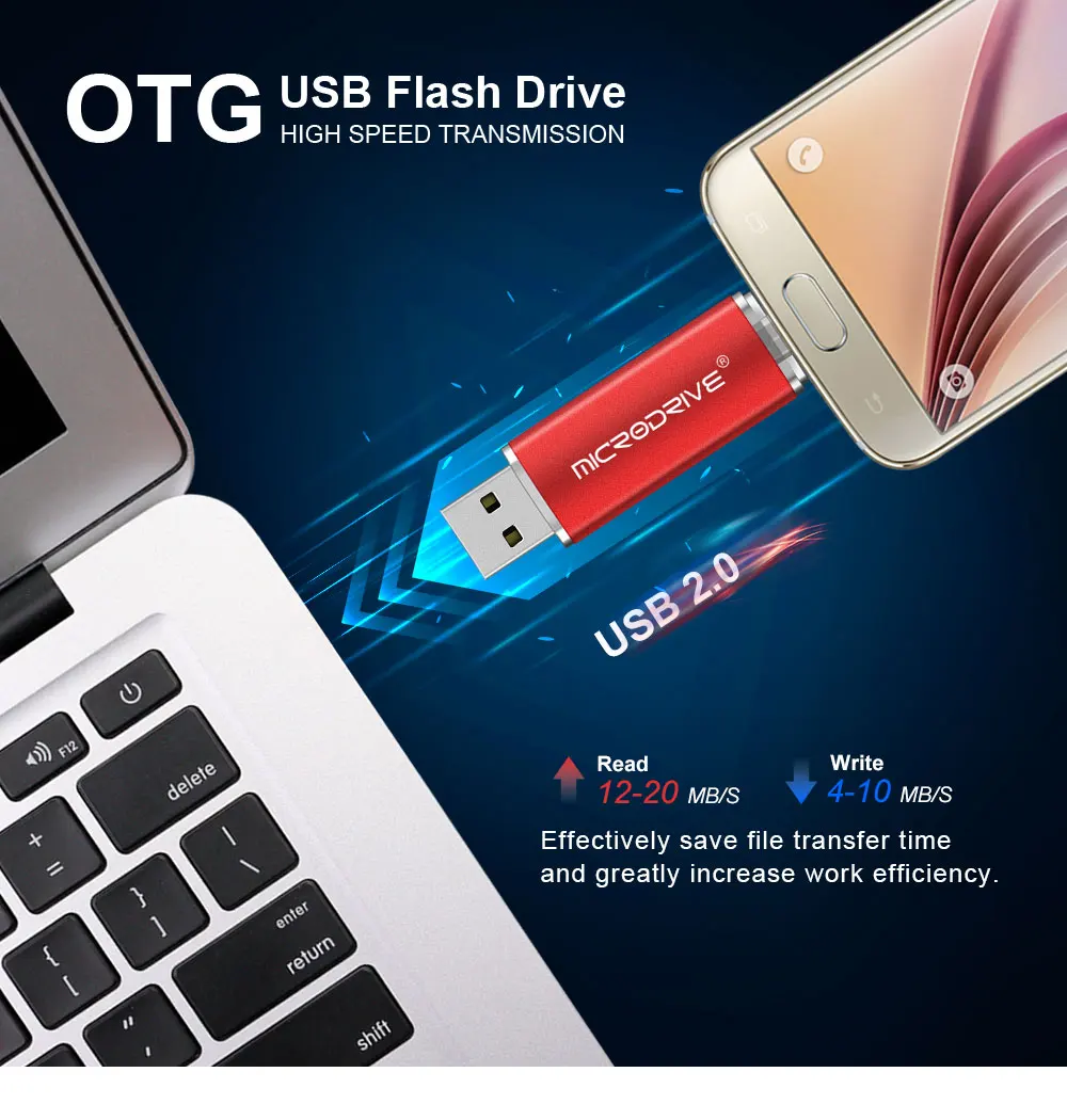 Высокоскоростной флеш-накопитель Micro USB OTG 128 Гб 64 ГБ 32 ГБ внешний накопитель карта памяти 16 ГБ 8 ГБ 4 ГБ флешка