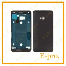 New Full Housing For HTC One M7 801e Complete Housing Front Faceplate Cover+Back Battery Door Case +Tools Black Sliver