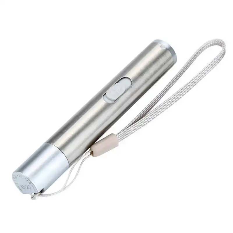  New Mini Size USB Rechargeable Flashlight Torch Portable laser pointer powerful led flashlight rechargeable #4S8 (2)