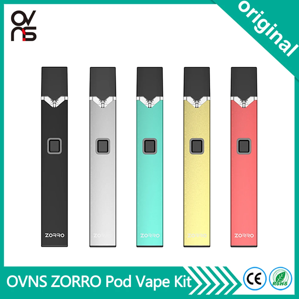 

Original OVNS W02 Pod Vape Kit 250mAh Battery Vape Pen Vaporizer With Ceramic Coil Pod Cartridge E Cigarette Kit VS OVNS W01 Kit