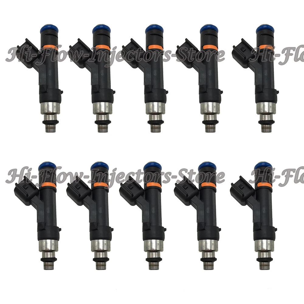

10pcs Fuel Injectors nozzle 96lb For BMW M5 M6 2006-2010 EV14 Turbo 1000cc High OHMS Set 10