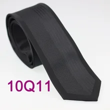 Новинка Yibei Coachella Галстуки одноцветное Цвет черный Средства ухода за кожей Шеи Галстук границы полосатые пледы Галстук Тощий микрофибры 6 см тонкий Средства ухода за кожей Шеи Галстуки cravatta