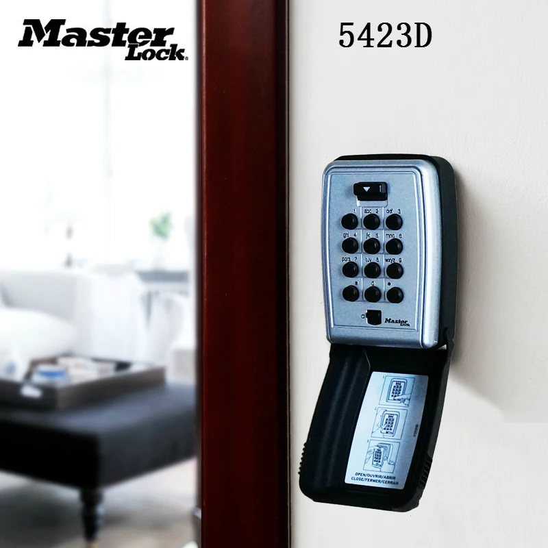 Master Lock Key Safe Box Metal Password Locker Wall Mount Combination Code Keys Keepr Storage Box For Home Company Factory Use