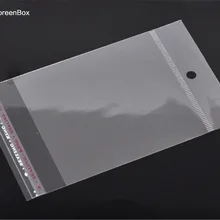 Doreen Box hot-200 шт прозрачные Самоклеющиеся пластиковые пакеты 13,5x8 см(B05761