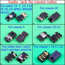 YuXi Audio headphone jack socket Repair Parts for xiaomi 4 4c 5x/A1 1 1S 2A C1 for hongmi redmi NOTE2/3 1s 2 2A 3 4A 3S 3X 4X