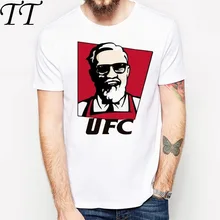 קונור מקגרגור t חולצה גברים אופנה חולצת טי פאנק רוק בגדים קצר שרוול גברים טי חולצות מגניב זכר חולצה אנימה איש חולצות(China)