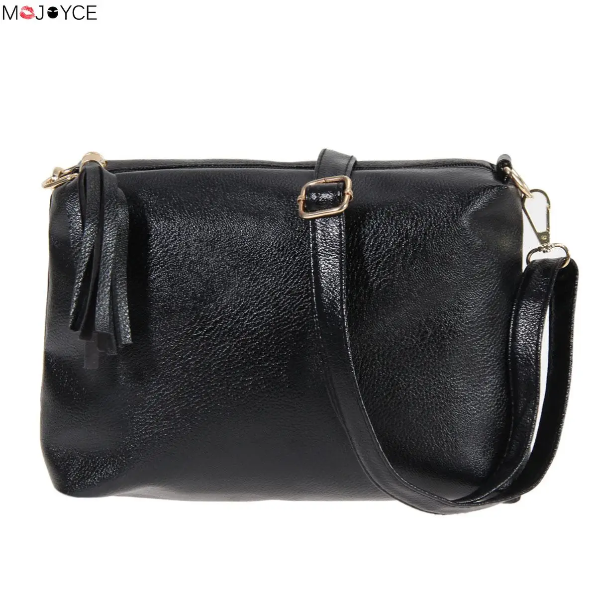 Simply Design Women Soft Leather fringe crossbody bag women messenger