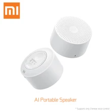 Xiaomi AI Bluetooth динамик портативный мини спортивный музыкальный аудио динамик жизнь водонепроницаемый Модный маленький динамик s AI динамик