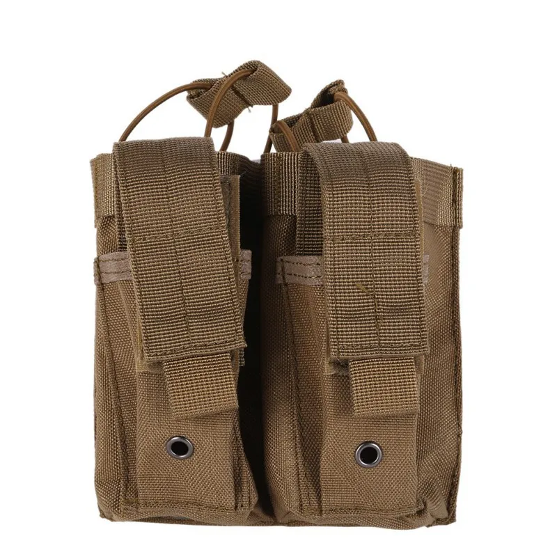 600D Oxford Fabric Molle Tactical Double Mag Pistol Magazine Pouch