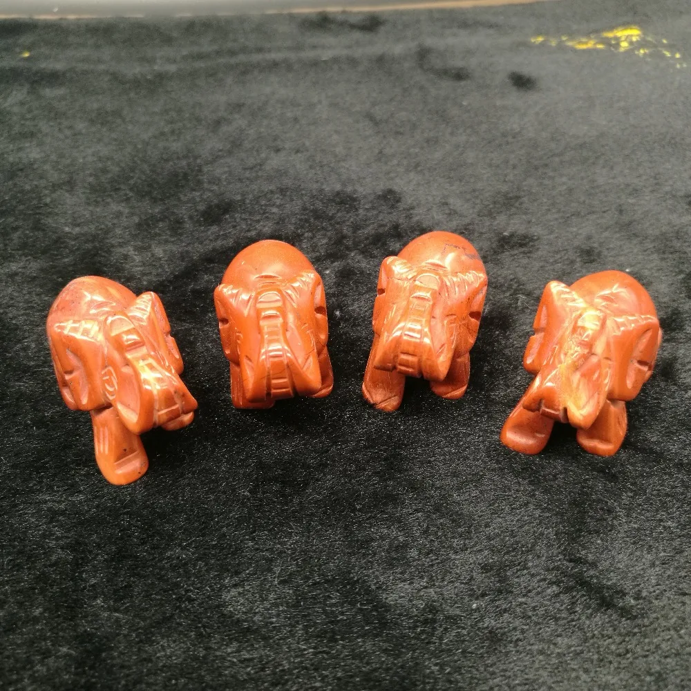 red jasper crystal hand carved elephant (1)