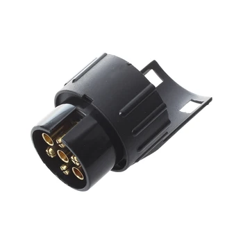

AUTO 7 To 13 Pin Adapter Trailer 12V Caravan Truck Towbar Towing Electrical Converter N Type Plastic