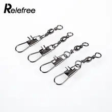 100 шт. поворотный блокировки оснастка Рыбалка контактный разъем подшипник Роллинг поворотный Рыболовный крючок приманки снасти Шестерни аксессуары разъем