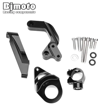 

BJMOTO Aluminum CNC Motorcycle Steering Stabilize Damper Bracket Mount Kit For SUZUKI GSXR1000 GSXR 1000 2009-2015
