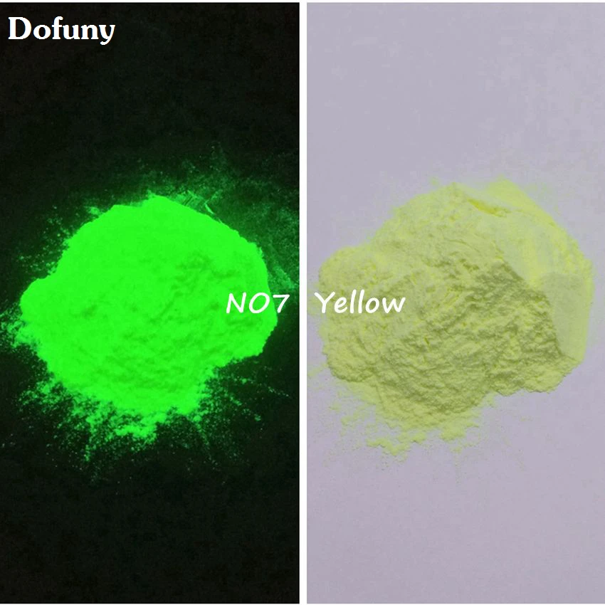 

Glow in dark pigment Phosphor Nail Glitter Powder luminous pigment,photoluminescent powder, Color:Yellow 1Lot=10grams