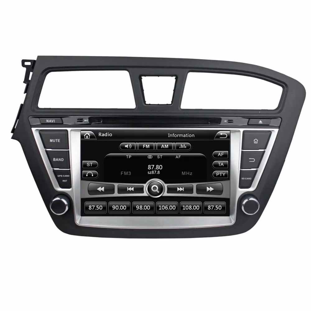 Touch screen HD 2 din 8 Car Radio DVD Player for HYUNDAI i20 2014 2015 With