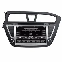 Touch screen HD 2 din 8 Car Radio DVD Player for HYUNDAI i20 2014 2015 With