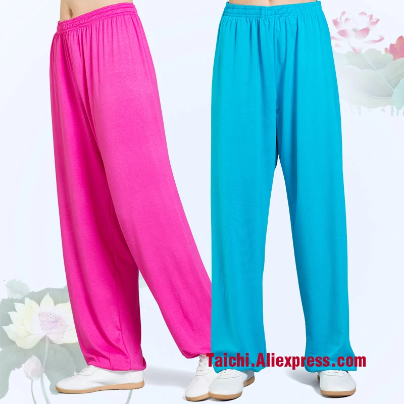 Modal Tai Chi Pants Woman and Man Wu Shu Pants Spring And Summer Martial Art Yoga Pants