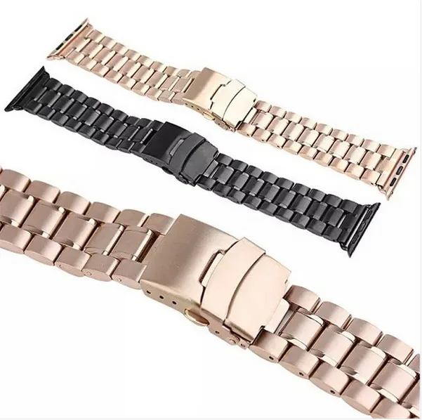 For Apple Samsung Watch Stainless Steel Stern Strap Iwatch Metal