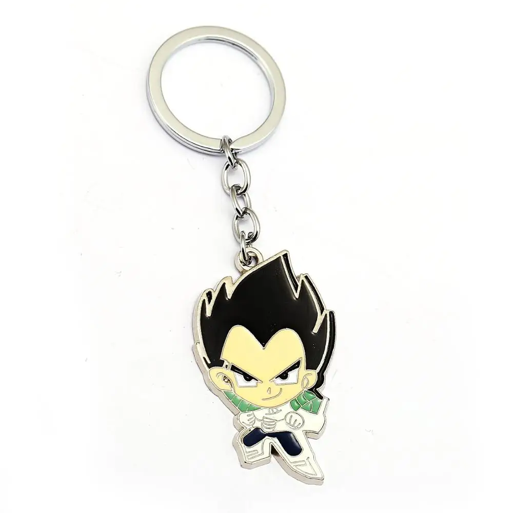 

Anime Dragon Ball Z Keychain Metal Vegeta Key Chains pendants Figure Key Ring llaveros sleutelhanger porte clef Fashion Jewelry