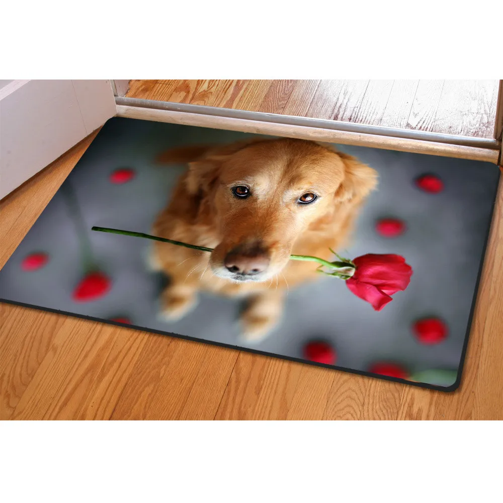 

3D Cartoon Mat Toilet Non-slip Bath Mats Cute Animal Floor Kitchen Bathroom Carpet Doormat Cushion Mat Door Pad