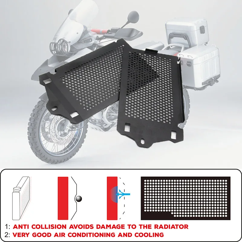 Лидер продаж Мотоциклетные аксессуары двигателя решетка радиатора Решетка протектор решетка Обложка для BMW R1200GS LC/Adventure 2013-2018