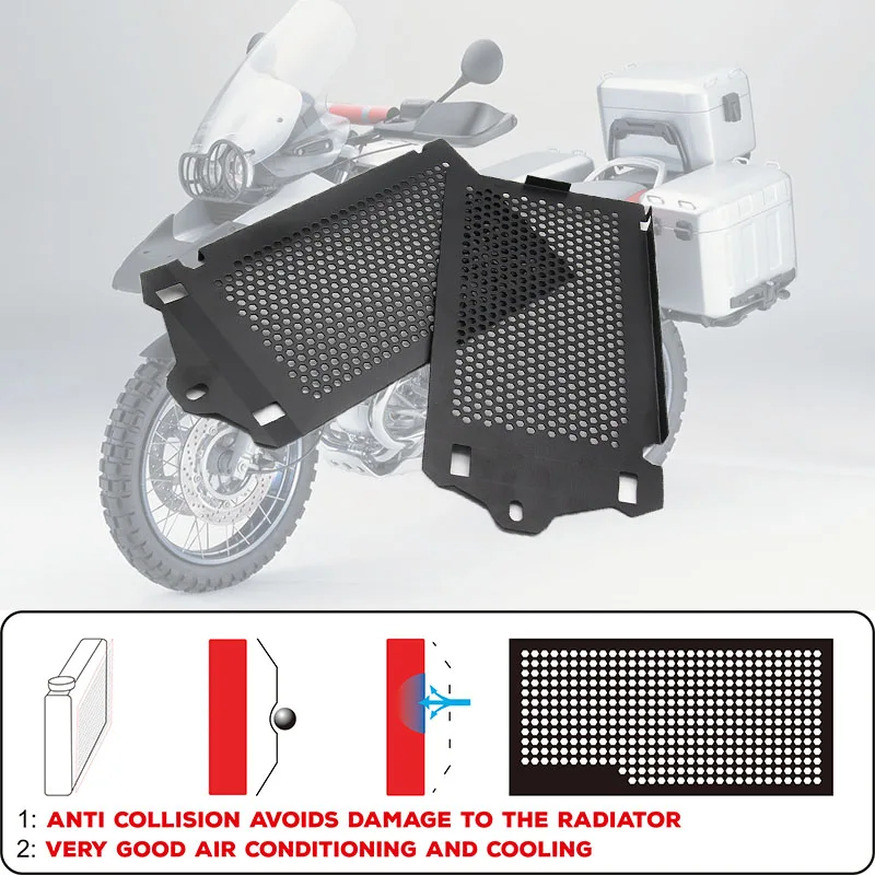 Motorcycle accessories Engine Radiator Bezel Grille Protector Grill Guard Cover For BMW R1200GS  LC/Adventure 2013-2019