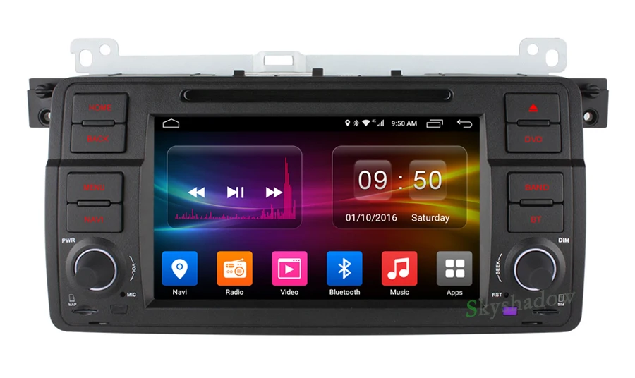 Discount C500 Android 6.0 Quad Core Car DVD player For BMW 3 Compact Touring E46 GPS map DVR camera Bluetooth wifi 4G SIM Radio 2GB RAM 1