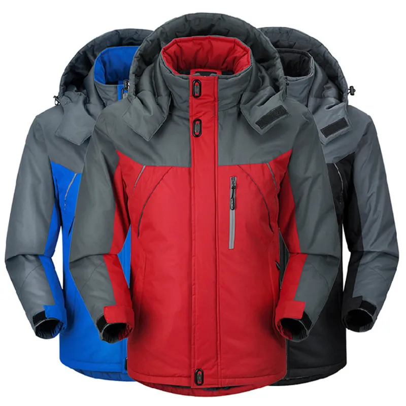 

Parka Men Clothes Velvet Windproof Coats Men Parkas Hooded Coats Jackets Men's Parka Hombre Veste Homme Windbreaker Overcoat
