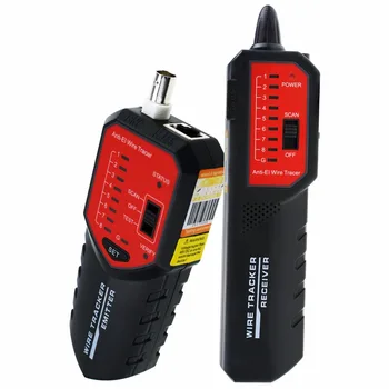 

Wire Tracker Locator - Wire Sorting Hunting with Complete AC interference Rejection Error Locator Cable Mapping RJ45 RJ11 BNC
