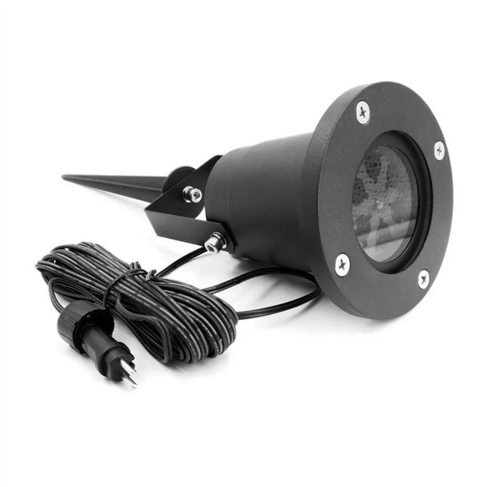 

Waterproof Moving Snow Laser Projector Lamps Snowflake LED Stage Light Outdoor Indoor Holiday Decoration 2017 New Arrival