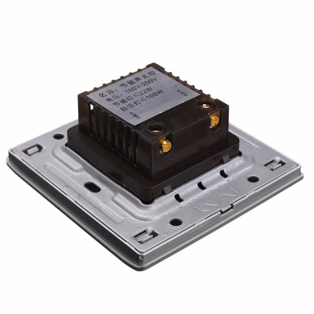High Quality Voice Sound Control Switch Light Sensor Switchs 110-250V Sensor Activated Lamp Switch Gold / Silver Mayitr