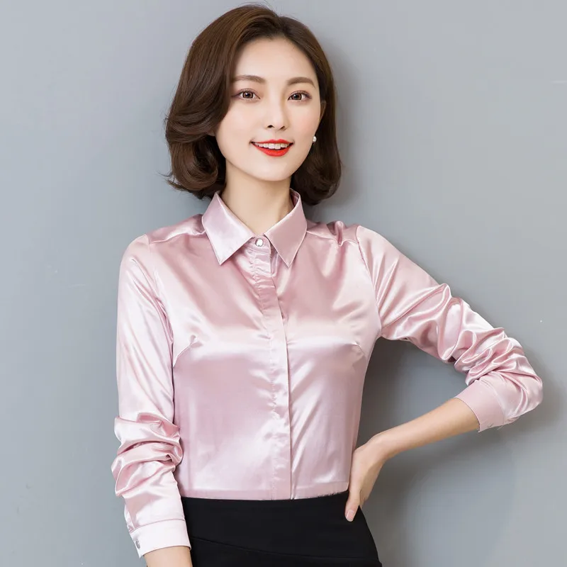 elegant female Tops Slim Shirt|Blouses 