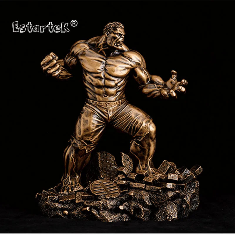 

Estartek Resin The Avengers Hulk Garage Kit GK Statue Gold / Silver Paint for Fans Collection and Holiday Gift