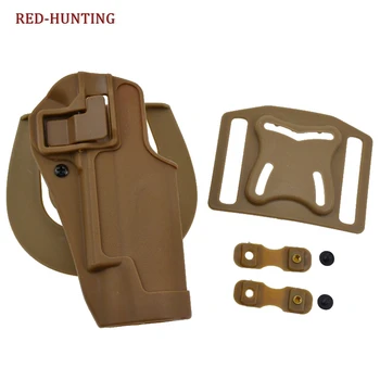 

CQC Airsoft Gun Colt 1911 Tactical Gun Holster Belt Paddle Loop Pistol Holster for Colt 1911