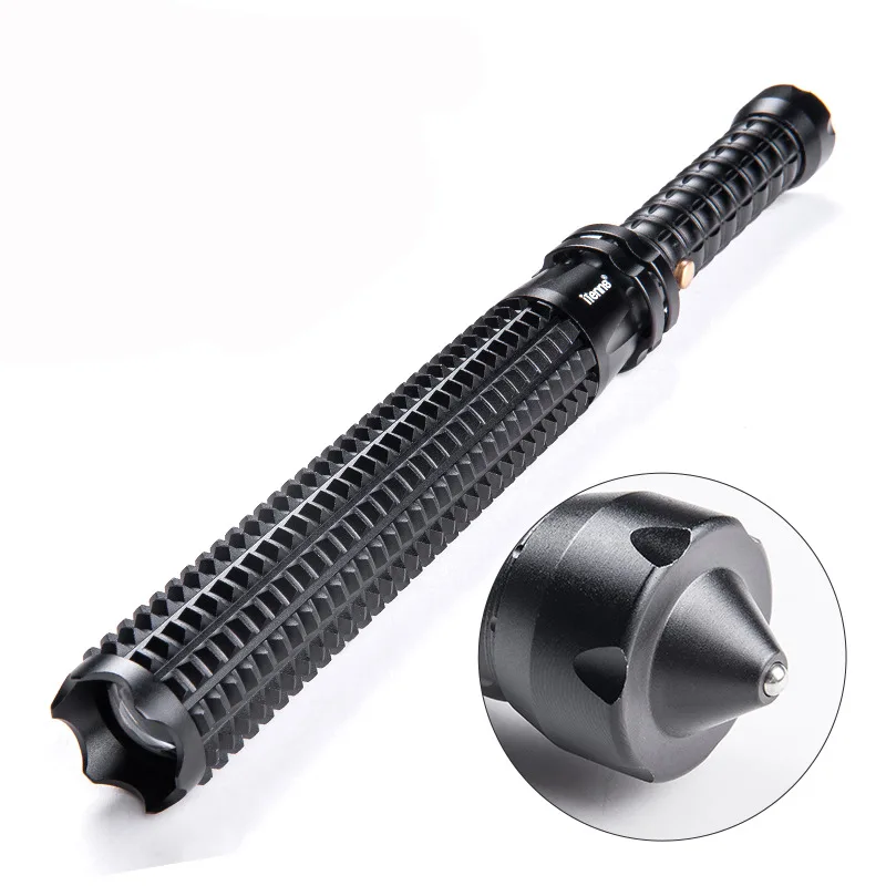 Lanterna Powerful Telescoping Led Cree Xml T6 Flashlight Tactical Torch Baton Flash Light Self Defense 18650 OR AAA 3000 Lumens