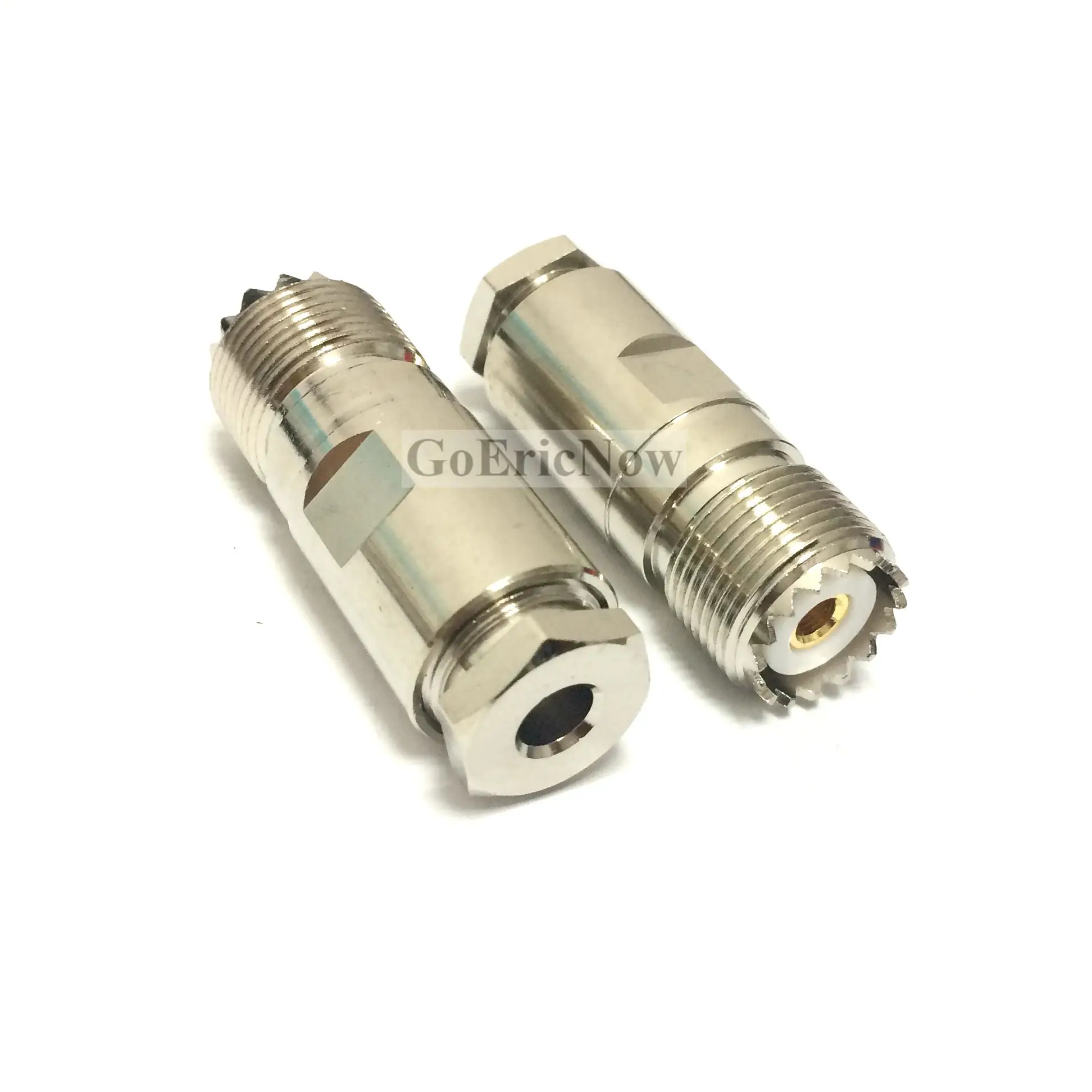 

10pcs UHF SO-239 Female Jack ST Clamp LMR195 RG58 RG400 cable RF Coax connector