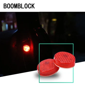 

Car-Styling LED Strobe Light Warning Sticker For Toyota Avensis Rav4 Audi A3 5 A6 Renault Captur Skoda Yeti Ford Focus 2 3 2017