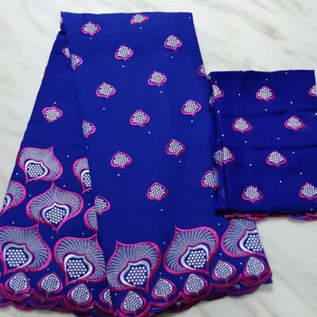 

100% katoen dubai stof voor jurk franse kant stof zacht zwitserse voile kant in zwitserland hoge kwaliteit 5&2 yard