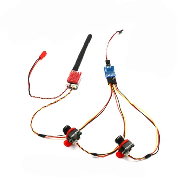 

1Set 5.8GHz 40CH 25mW/600mW Switchable Transmitter VTX 1km Launcher Module with Dual Camera for FPV Plant UAV RC Drone